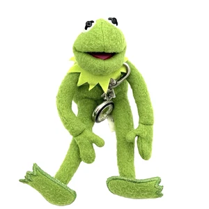 Kermit The Frog 8” Plush By German Company Igel Pocket Watch Works Rare! - Picture 1 of 13