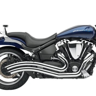 Yamaha XV 1700 PC Road Star Warrior Flame 2005-2007 escape completo COBRA velocidades... Foto 1 de 4