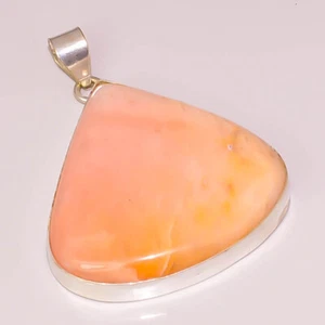 Yellow Aventurine Woman Jewelry 925 STERLING SILVER PLATED PENDANT - Picture 1 of 1