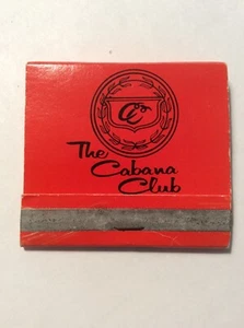 Vintage Matchbook The Cabana Club Kentucky - Picture 1 of 4