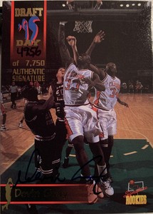 Devin Gray Clemson Tigers Basketball Autograph Signature Rookies Card 1995 Auto