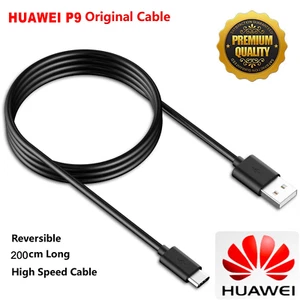 2M Type C USB-C Sync Charger Charging Power Cable Fr Huawei P8 P9 P10 Honor 9 10 - Picture 1 of 10