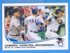 2013 Topps #153 LL Miguel Cabrera/Josh Hamilton/Curtis Granderson - Picture 1 of 1
