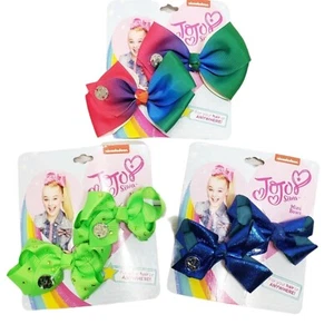 Girls Hair Bow Clips Accessories JoJo Siwa Collection Small Bows Multicolor Sets - Picture 1 of 5