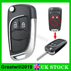 For Vauxhall Opel Mokka Adam Cascade Meriva 2 Button Remote Flip Key Fob Case