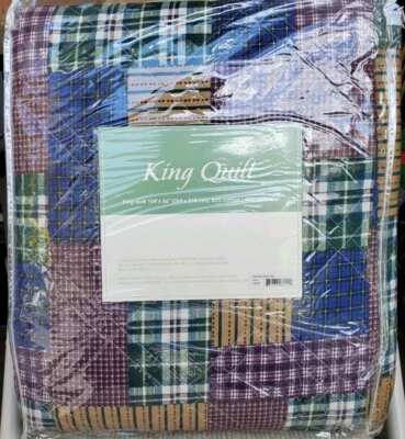 BRAND NEW King Quilt Holbrook #6532 300 Cotton & Polyester Size 104x86 - Image 1 of 4