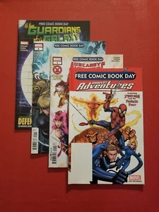MARVEL COMICS - FREE COMIC BOOK DAY - 4 DIFFERENT COMIC BOOK LOT #6 - Picture 1 of 9