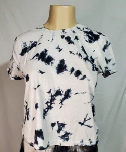 Camiseta corta Rue21 negra blanca tie dye manga corta multicolor para mujer M - Imagen 1 de 6