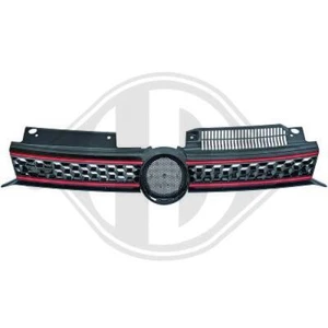 Griglia radiatore Diederichs per VW Golf VI 5K1 1.4 AJ5 1.6 TDI rosso nero - Foto 1 di 1