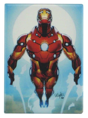 Ímã de geladeira Homem de Ferro Marvel Comics Salvador Larroca Avengers novo - Imagem 1 de 2