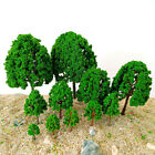 5/10/11pcs Various Size Model Tree Wargame Train Railway Miniature Scenery Decor