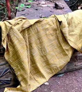 Handmade Africa Mudcloth Segou Blanket Mali Bogolan Textile Bedsheet Boho Decor - Picture 1 of 10