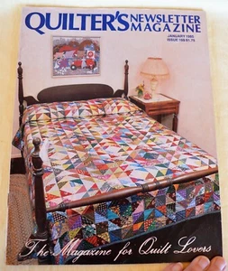 Quilter's Newsletter Magazine Jan 1985 The Magazine for Quilt Lovers #168 - Picture 1 of 10