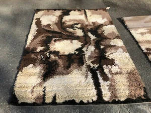 Danish EGE RYA Wool Rug from the 1970 mid century 4' X 6' #HP172 #207 #502 - Picture 1 of 8