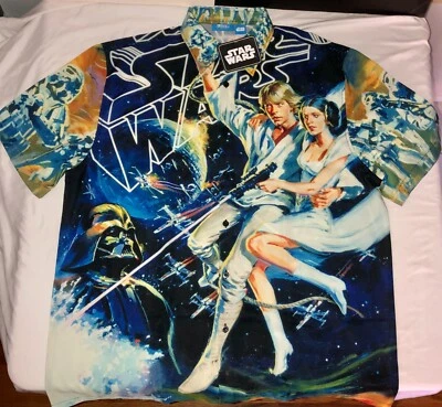 Camisa de salón hawaiana Star Wars x Funko A New Hope para hombre talla (XLARGE) colores Foto 1 de 4