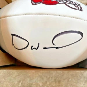 Denzel Ward Autographed Football Cleveland Browns - Picture 1 of 6