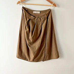 Marni Military Influenced Wool Skirt IT 40 UK 8 Casual Designer Made in Italy - Picture 1 of 10