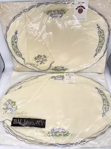 JABARA Tovagliette Tovaglioli Set 16 Pezzi SIGILLATO Petite Ricamo Lino 2 Pezzi Vintage HTF - Foto 1 di 15