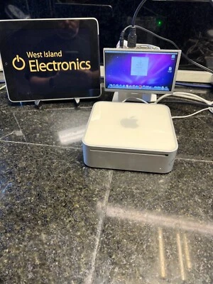 Apple Mac Mini A1176 Intel Core 2 Duo 1.83GHz 1GB RAM 80GB HDD 10.6 SNOW LEOPARD - Image 1 of 4