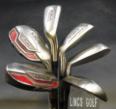 Set of 6 x Adams Golf Idea A3OS Irons 3, 5, 7-PW Regular Graphite Shafts - Image 1 of 4