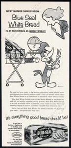 1959 Woody Woodpecker art Blue Seal Bread vintage print ad - Picture 1 of 7