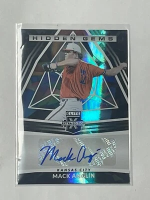 MACK ANGLIN HIDDEN GEMS HOLO AUTO 2022 PANINI ELITE EXTRA EDITION ROYALS HG-MA - Image 1 of 2