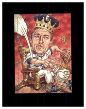 1993 CARDTOONS GRAND SLAM ETCHED FOIL NOLAN RYAN #F-9 SIR NOBLE RYAN MINT