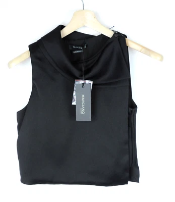 GUESS BY MARCIANO Blusa Mujer XS sin Mangas Capas Forrado Top Corto - Imagen 1 de 4