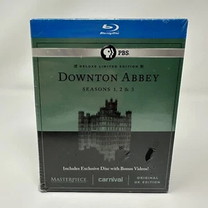 Downton Abbey: Obra maestra - Temporadas 1-3 (Blu-ray Disc, 2013, conjunto de 9 discos) totalmente nuevo - Imagen 1 de 5
