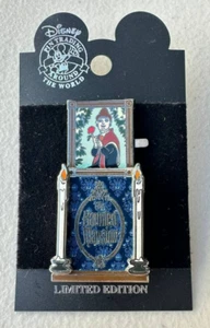 Disney Haunted Mansion Stretching Room Portrait Slider Pin LE 2000 Widow (B9) - Picture 1 of 2