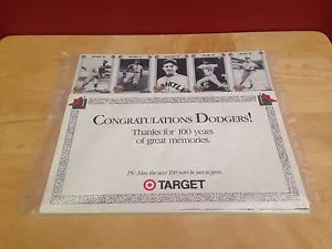1890-1990 DODGERS 100 Years Of Memories Factory Sealed Portrait TARGET Set - Picture 1 of 1