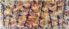 Jackson POLLOCK 'Blue Poles'  PRINT, American Abstract Expressionism MODERN ART