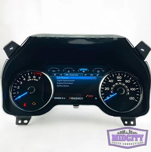 15-16 F150 PREMIUM DIGITAL Speedometer Instrument CLUSTER FL3T10849CJJ PLATINUM - Picture 1 of 11