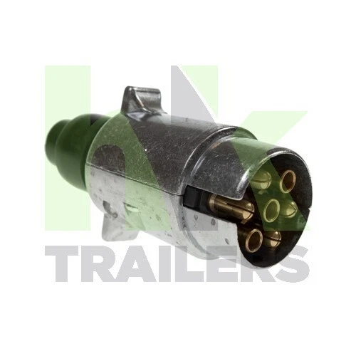 Metal Trailer Plug, 7 Pin Plug, 12V 12N, Male, Caravan, Ifor, Maypole - Image 1 of 1