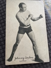 Chicago Illinois IL Boxer Boxing Star Johnny Coulon Card