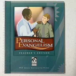 Personal Evangelism and Discipleship Teacher's Edition (Spiral) BJU - Foto 1 di 2
