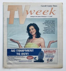 TV Week Magazine February 11 2001 The Geena Davis Show No Label - Picture 1 of 3