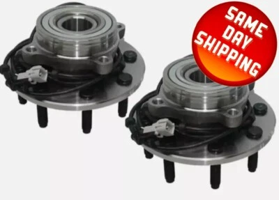 2000 2001 2002 FITS DODGE RAM 2500 3500 4WD 8 LUG FRONT WHEEL BEARING HUB SET 2 - Image 1 of 3