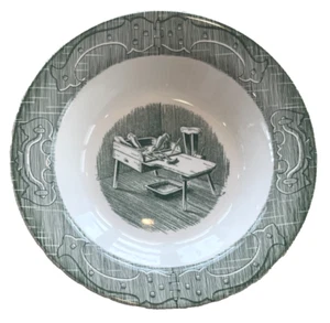 BANCO ZAPATERO 9" ROYAL CHINA Old Curiosity Shop BANCO Cuenco para servir verduras verdes - Imagen 1 de 4