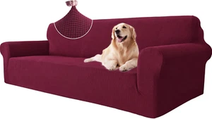 Copridivano 4 Posti Con Braccioli, Elasticizzato Copri Divano Antigraffio Gatto  - Foto 1 di 12