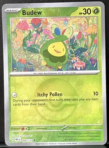 Budew (Poke Ball Pattern) 004/131 Sv: Prismatic Evolutions Holo NM Pokémon - Picture 1 of 2