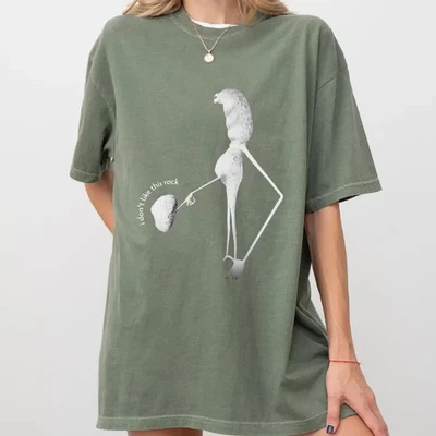 I Don't Like This Rock Shirt, Marcus Meme Shirt, Marcus The Worm Meme T-shirt - Image 1 of 4