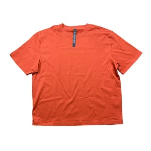 Camiseta Jersey Lululemon Para Hombre Nueva Con Etiquetas Algodón Pesado Talla XXL Naranja Quemado - Imagen 1 de 5