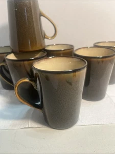 7–Home Trends/ 10 oz coffee mugs Rave Stripe Very Nice 2569 - Picture 1 of 9