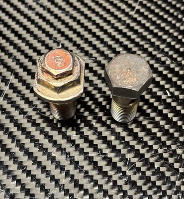 88-91 Honda Civic CRX 90-93 Acura Integra Fuel Filter Banjo Bolt Set OEM - Image 1 of 4