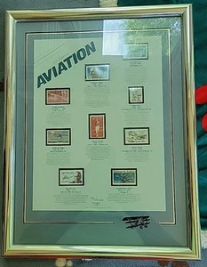 De colección “Las Estampillas de la Aviación” Enmarcadas Edición Limitada Paseo por la Historia - Imagen 1 de 6