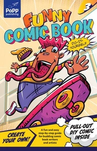 Do-It-Yourself Comic Book FUNNY - w/ Step-by-Step How-To Guide and Sticker Pages - Picture 1 of 7