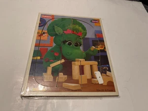 Vintage Playskool Barney and Friends Baby Bop Wooden Puzzle 1996 - Picture 1 of 1