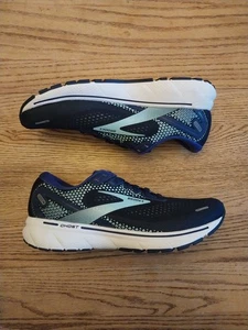 Brooks Ghost 14 Womens Sz 9.5 Blue White Athletic Running Shoes Sneakers EUC - Picture 1 of 8