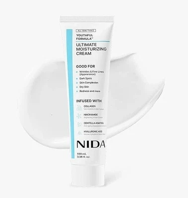 Crema hidratante NIDA Youthful Formula 100 ml para una piel hermosa y suave - Foto 1 de 4